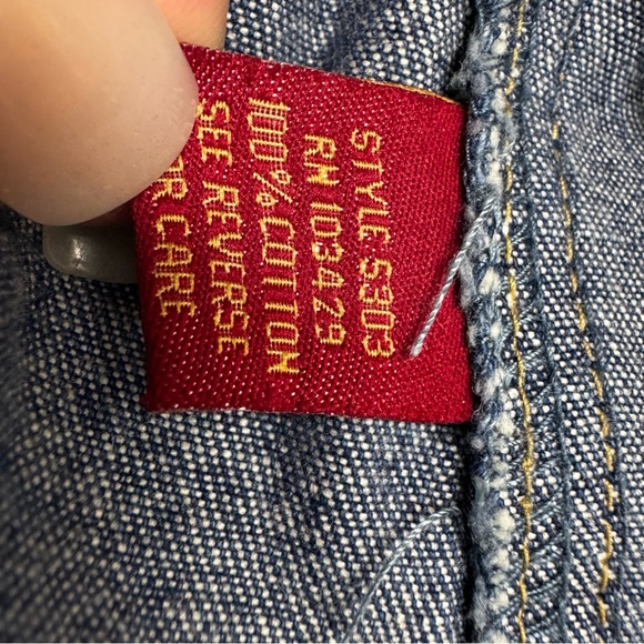 Casablanca Denim Button Front Vest Size Large - Picture 6 of 7